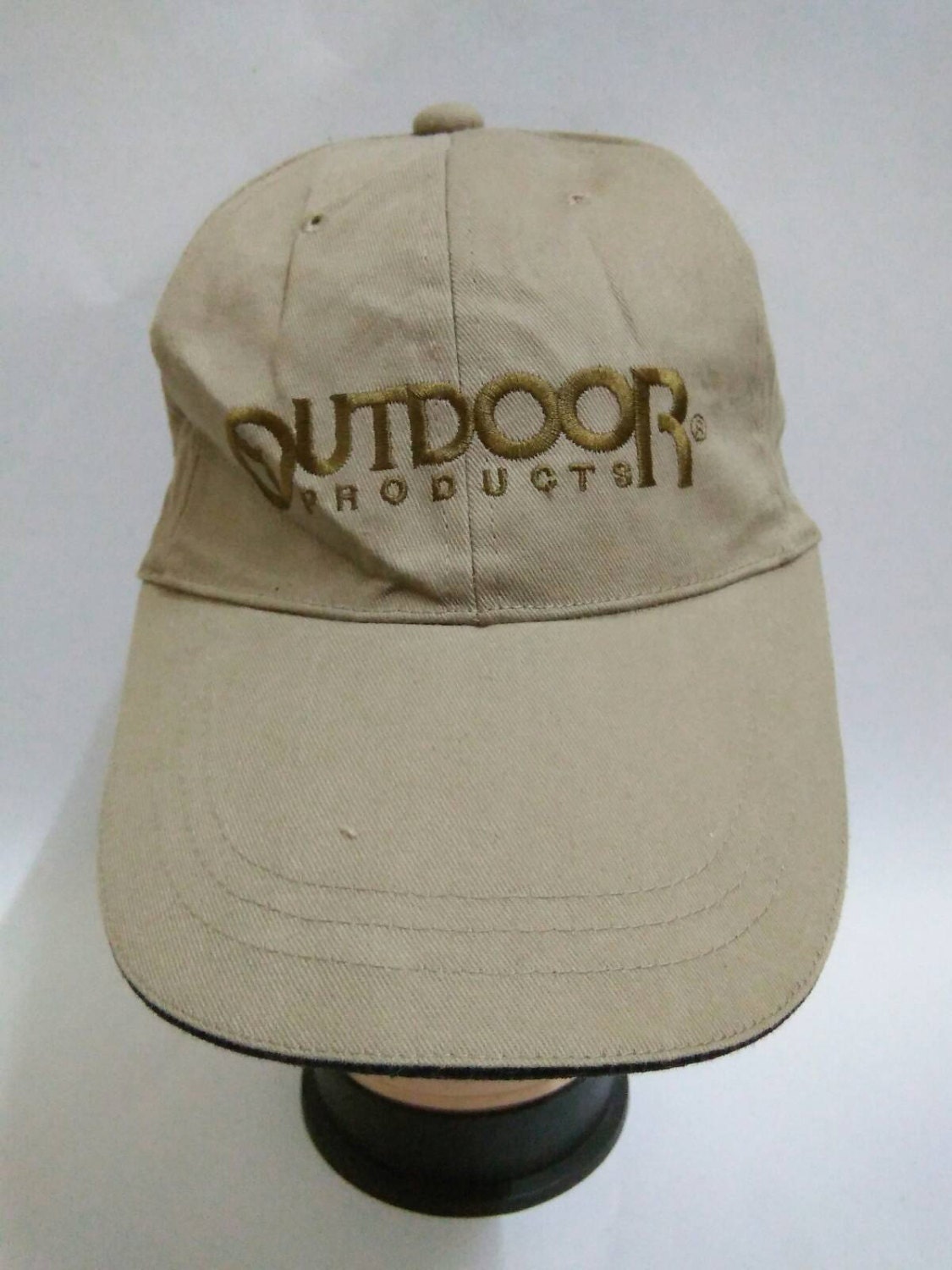 帽子 vintage HAT original Burn processing Rare Vintage OUTDOOR PRODUCTS Hat Cap, Embroidered Logo