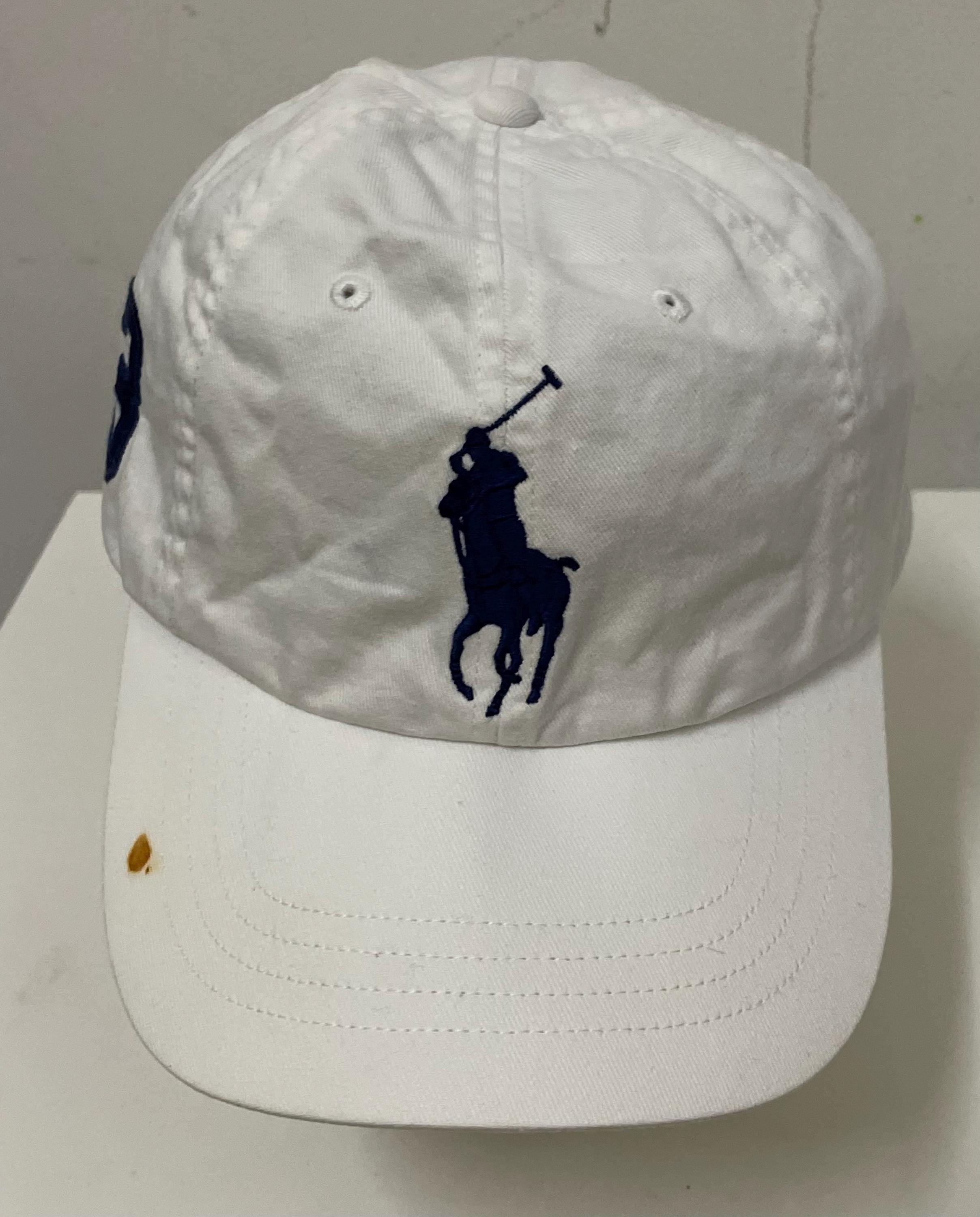 Rare POLO by RALPH LAUREN Hat Cap,embroidered Cap, Big Pony (122a