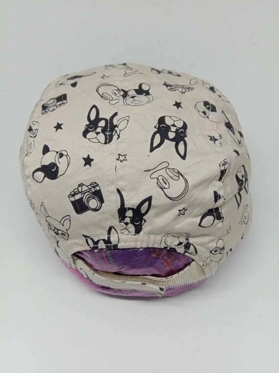 Rare Vintage Dog fullprint hat, my best friend, make you enjoy, bulldogs, kids hat (618) View 6