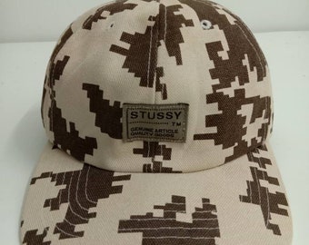 Rare Vintage STUSSY Hat, Stussy Camo Digital Cap (503) - Etsy