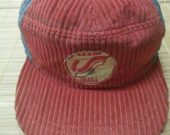 Rare Vintage SESID URASA Hat Cap, Oriental snow knittine, Boya, Yamada Knit Co.,Ltd (240)