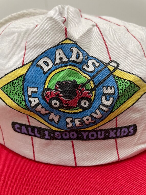 Rare Vintage DADS LAWN SERVICE Hat Cap, Styles, Swag (1130