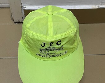Rare Vintage JAPAN FISHING CLUB Hat,outdoor Sport Challenge