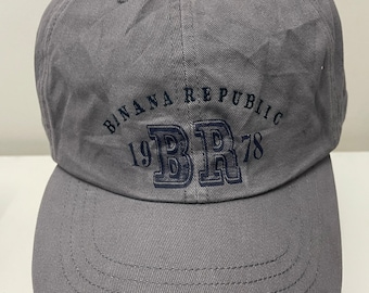 Seltene Vintage 90er JAHRE BANANA REPUBLIC Hutmütze (407)