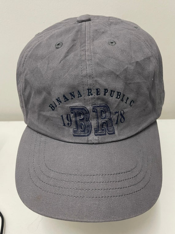 Republic Banana Vintage REPUBLIC BANANA USA in made 帽子 Hat Embroidered Yellow M/L Mens Fitted Cap 帽子