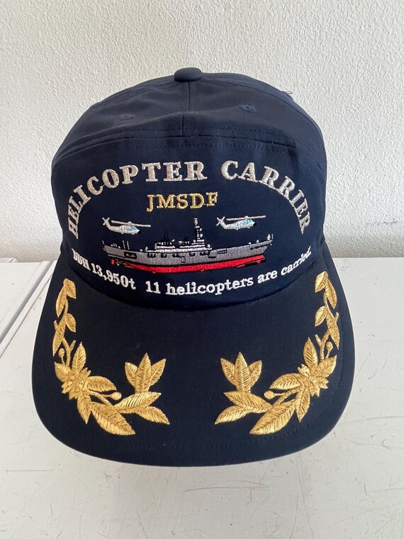 Rare JMSDF DDH13 Hat, Helicopter Carrier, 950t 11 Helicopters Are