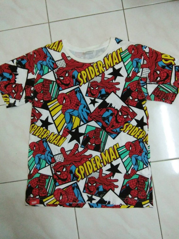Rare Vintage 90s Spiderman T Shirt 