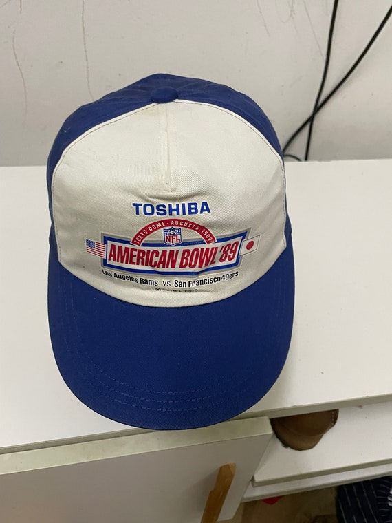【激レア】1991 TOSHIBA AMERICAN BOWL ヘルメット Rare 80s AMERICAN BOWL 89, Los Angeles Rams Vs San Francisco 49ers