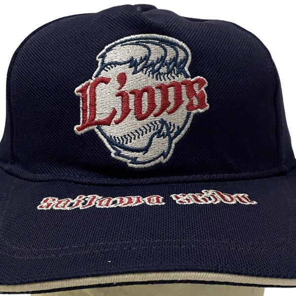 Rare Vintage SEIBU LIONS Hat Cap, Saitama Seibu LIONS Hat Cap