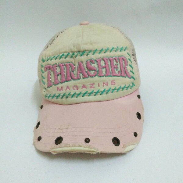 Rare Vintage THRASHER MAGAZINE Hat Cap, skateboard, streetwear, casual, thrasher cap, styles, swag, hipster, trucker snapback