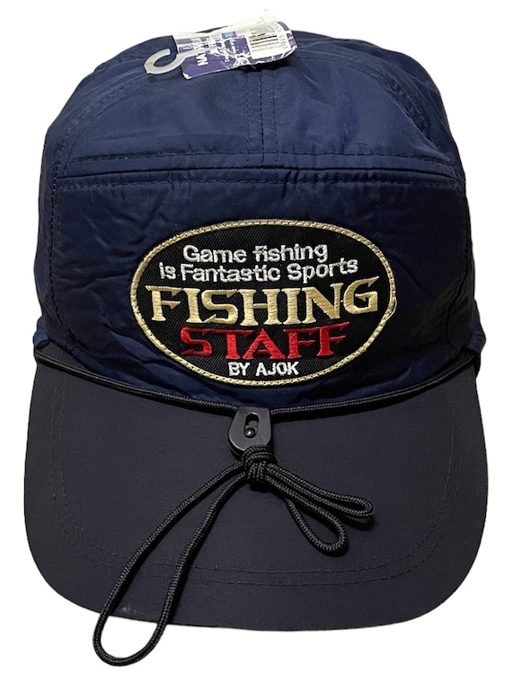 Rare Vintage FISHING STAFF by AJOK Hat Cap, Sport Wear, Headwear,  Hipster,hip Hop, Rap, Swag, K Swiss, Gift, Sport Cap, Ear Cover Hat -   Canada