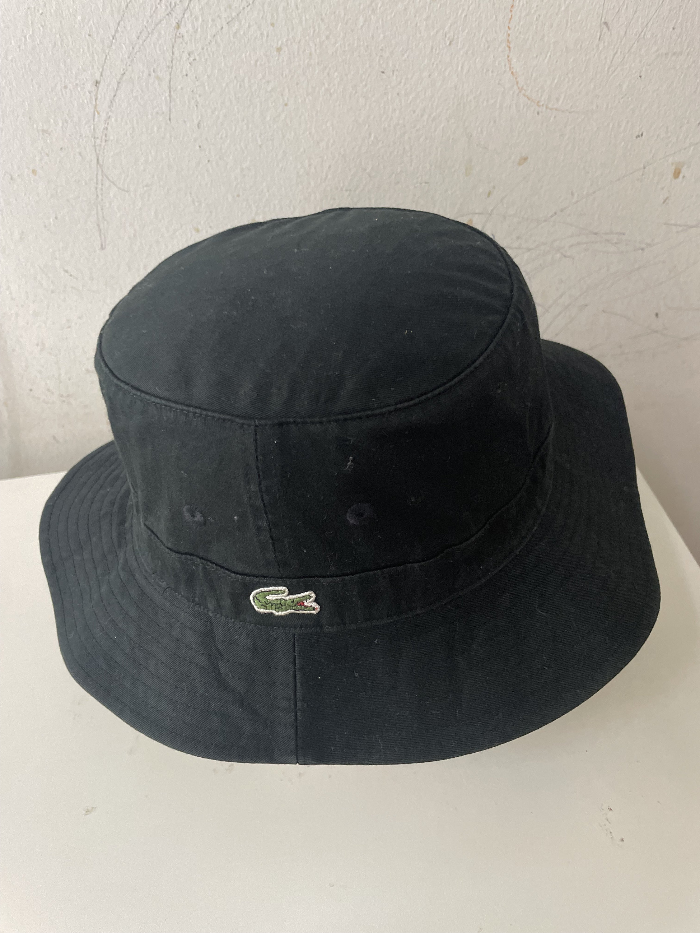 Vintage Lacoste Bucket Hat Hat Lacoste x Supreme Pink size L International in Cotton  main image 4