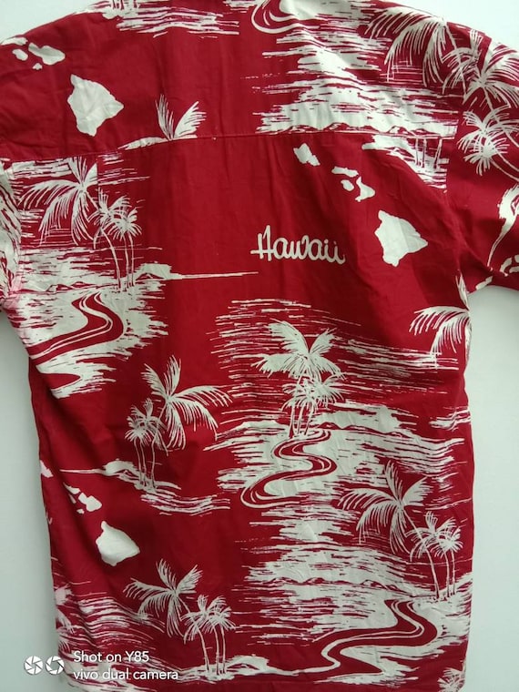 Rare Vintage 90s FAVANT Hawaii shirt, Flower desi… - image 3