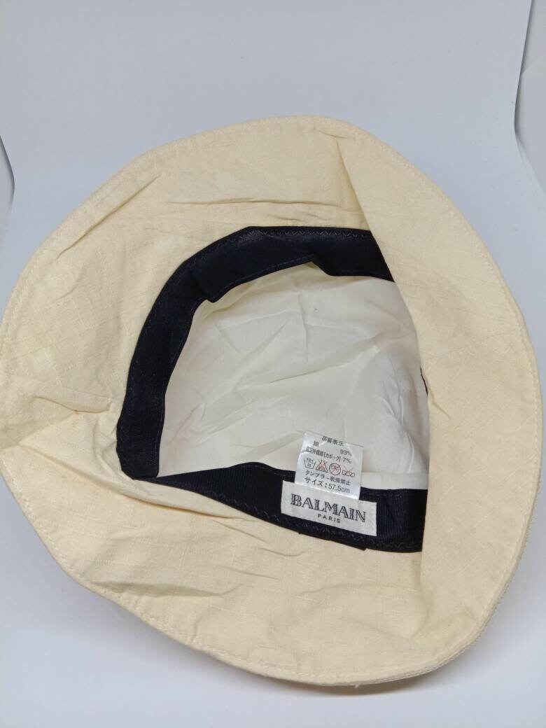 BALMAIN バケットハット Rare Vintage BALMAIN PARIS Bucket Hat (853) - Etsy