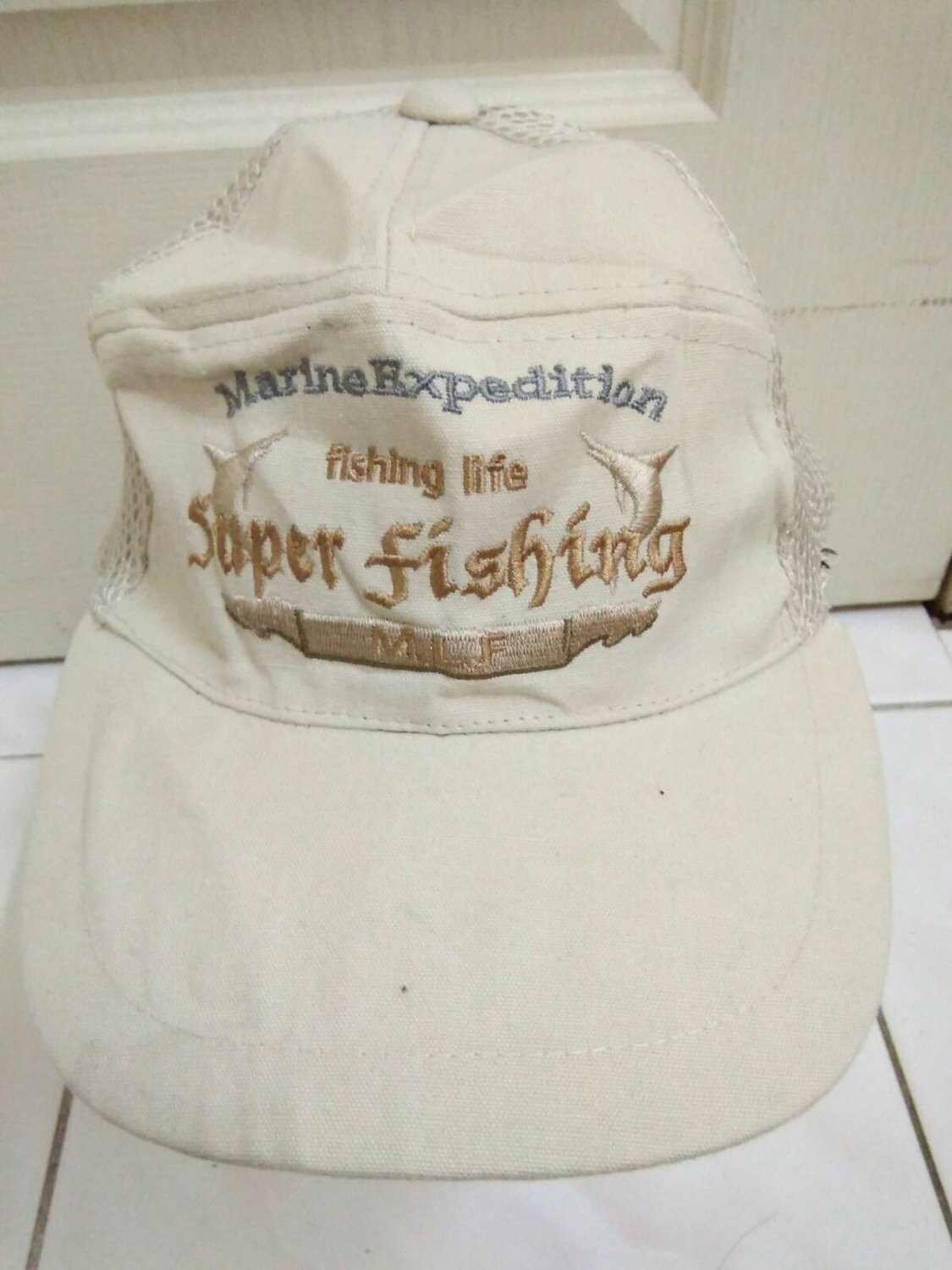 Rare Vintage SUPER FISHING Cap Marine 