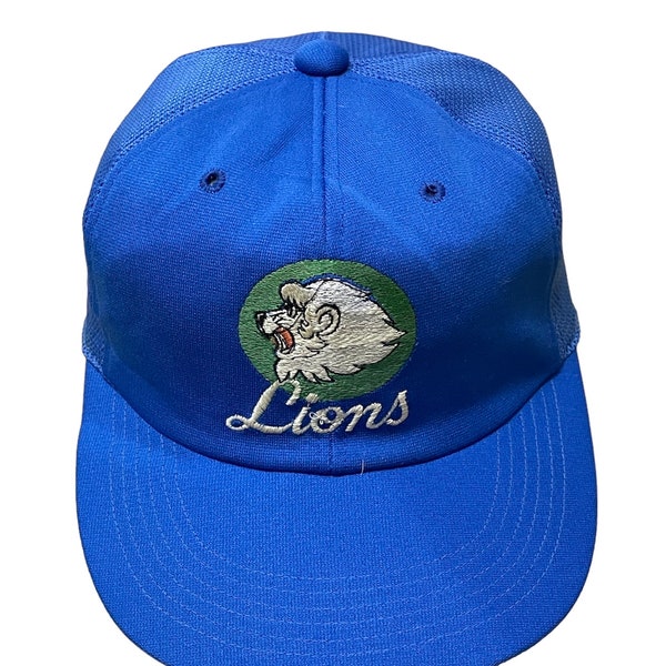 Rare Vintage SEIBU LIONS Hat/Cap, Lions cap, Baseball Cap, Sportwear, Sport Cap