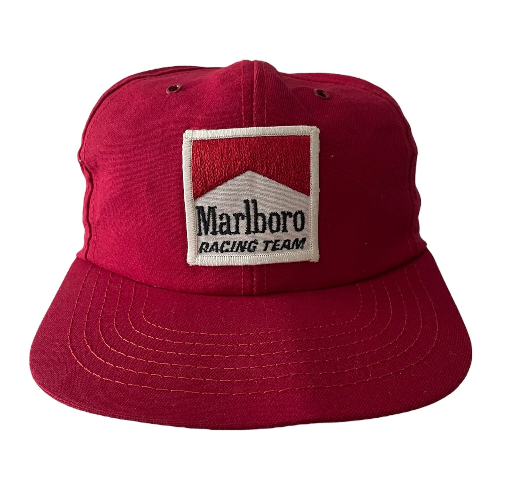 希少品　チームマル　キャップ Rare Vintage MARLBORO RACING TEAM Hat, Embroidered Logo, Vintage