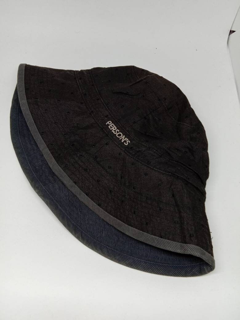 Rare Vintage PERSON'S Bucket Hat, Reversible Hat (876)