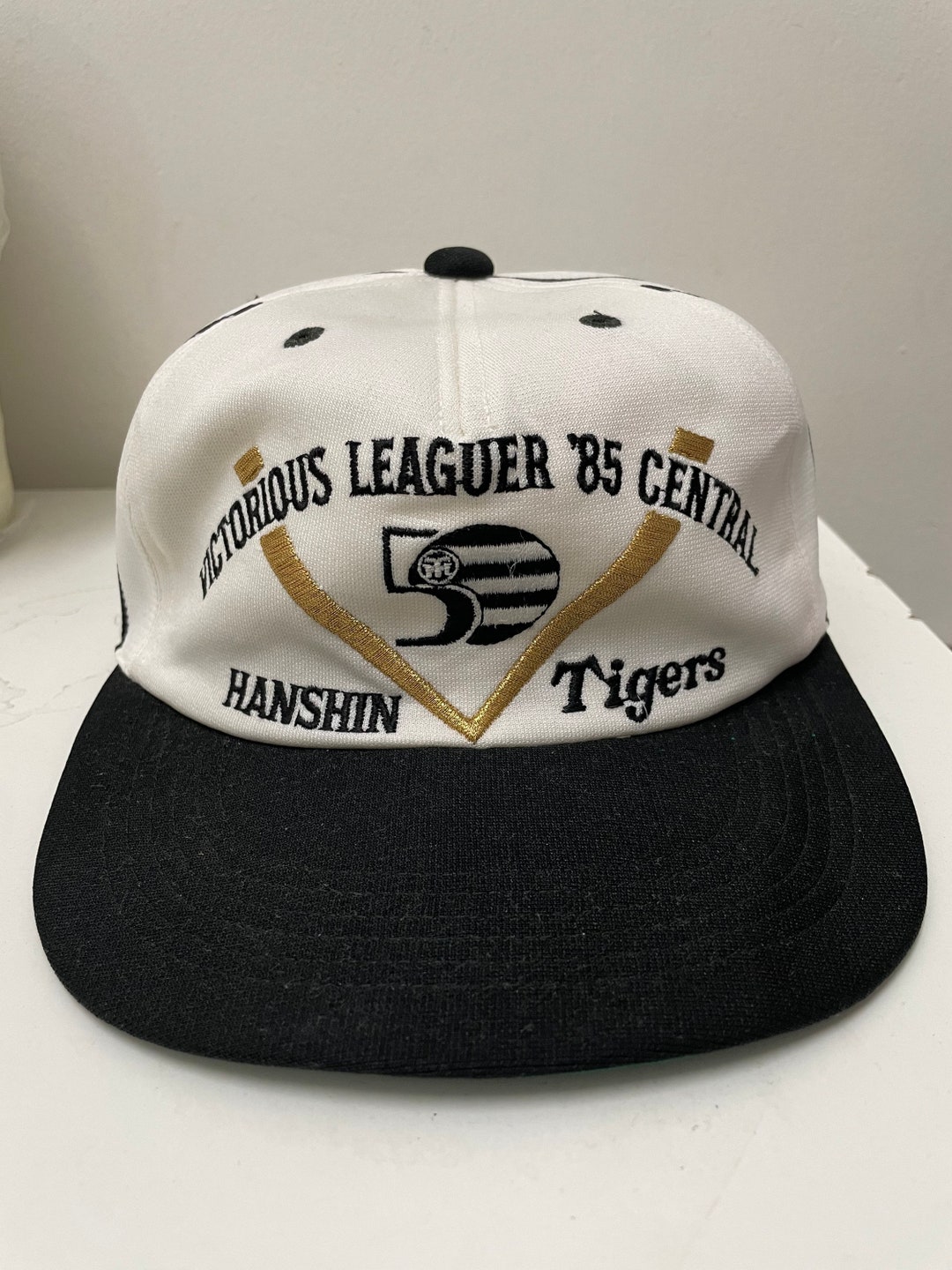 Super Rare Vintage 80s HANSHIN TIGER Hat Cap, Victorious