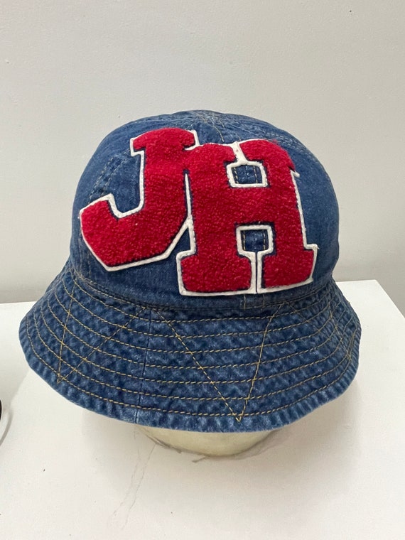 Rare Vintage JH Jeans Bucket Hat Denim Hat 54 Etsy UK