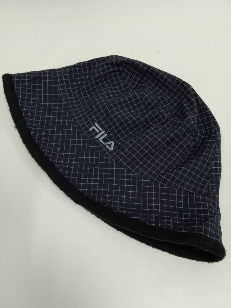 Rare Vintage FILA Bucket Hat Embroidered Logo Casual Hipster