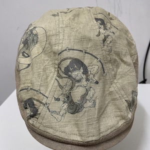 Rare Vintage SUKAJAN Hat Cap, Japanese culture, ogre (222)