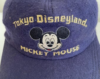 希少なヴィンテージ東京ディズニーランド帽子キャップ、ミッキーマウス