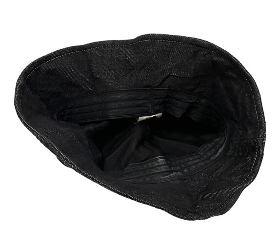 Rare Vintage Jeans bucket Hat, denim hat, black c… - image 4