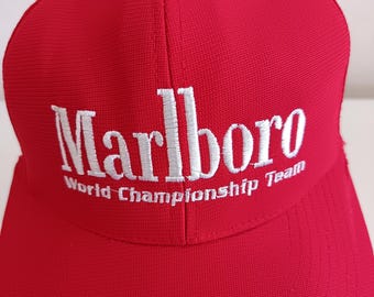 Rare Vintage MARLBORO Hat/cap,marlboro World Championship Team