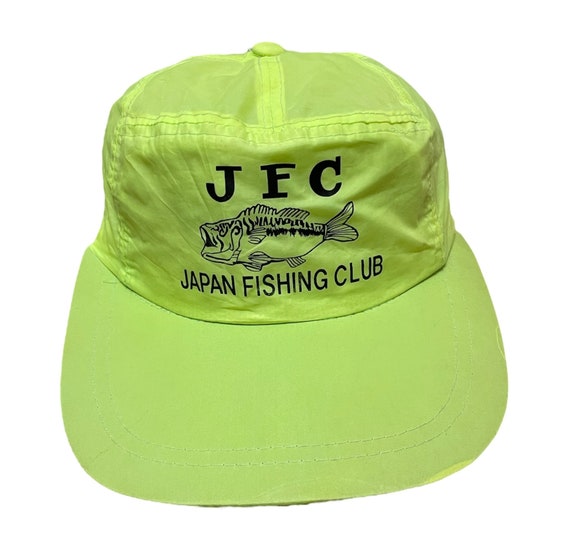 Rare Vintage JAPAN FISHING CLUB Hat,outdoor Sport Challenge Hat
