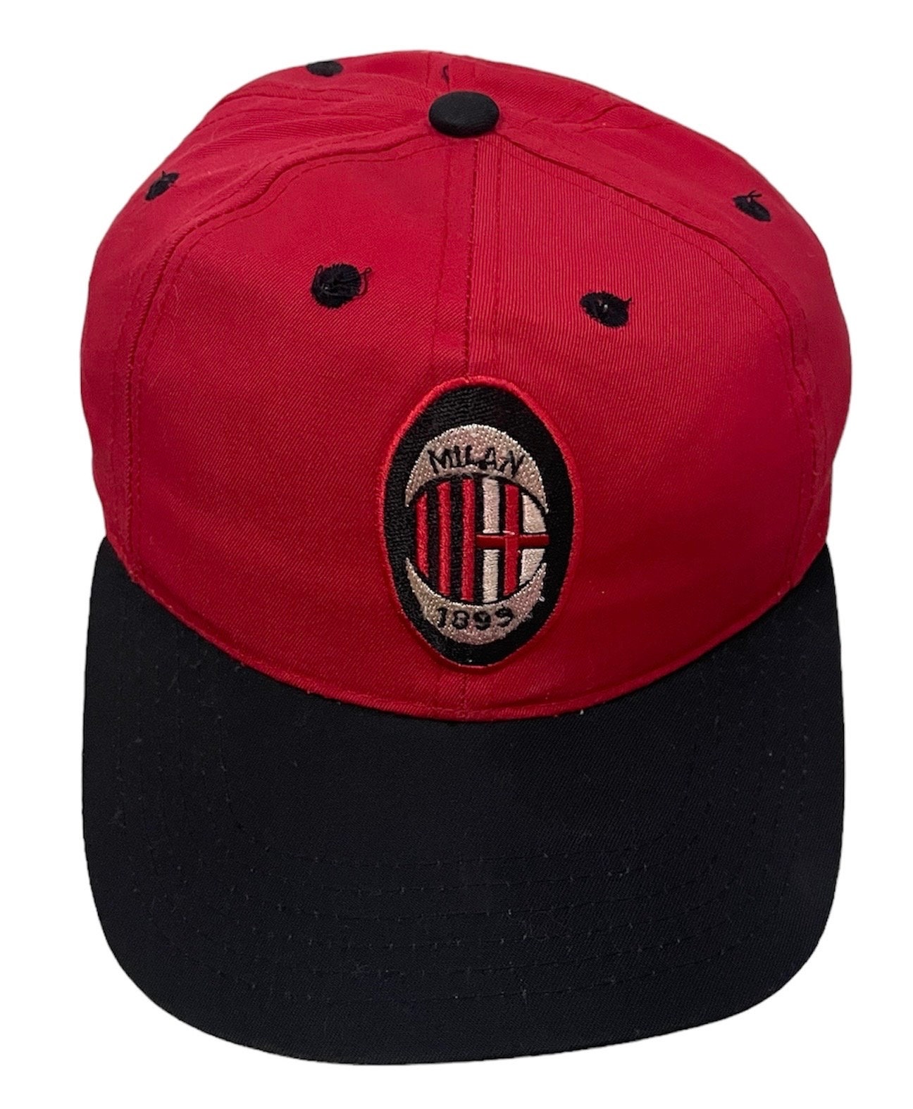 AC ミラン90’s Cap  90s Vintage Style AC Milan Snapback Hat - Etsy UK