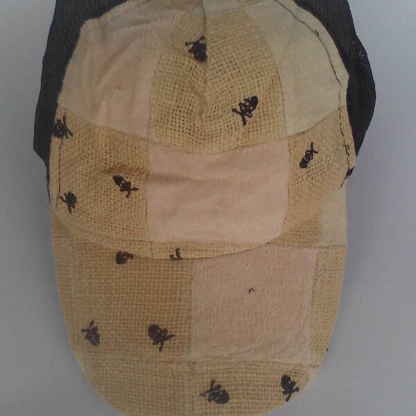 Rare Vintage Unbrand skull design cap, patchwork, patches,mastermind design, rare design cap, punk, hip hop, rap, swag, (118)