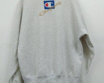 Rare Vintage CHAMPION PRODUCTS USA Sweatshirt, Fullprint, Big Logo