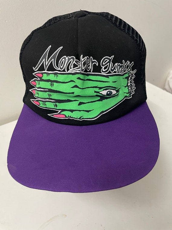 Rare Vintage MONSTER GUMXX Hat, mosh fish, MSGZ Hat (… - Gem