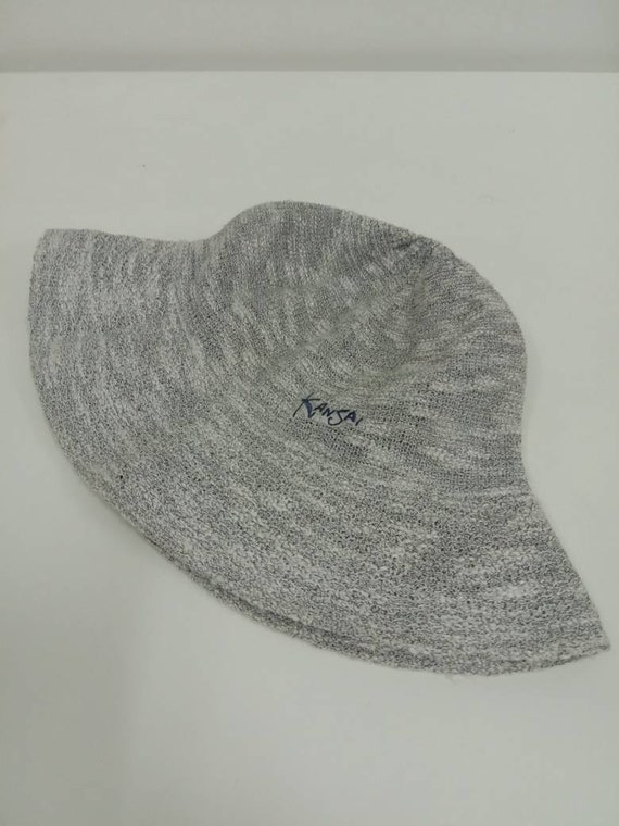 Rare Vintage KANSAI Bucket Hat, Embroidered Logo, Casual, Hipster