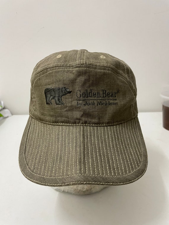 Rare Vintage GOLDEN BEAR Hat Cap Golden 
