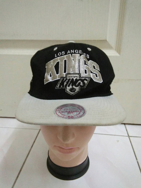 Rare Vintage Los Angeles King by Mitchell and Ness Hat Cap, NHL Cap, Sport Cap, Snapback Cap, Vintage Hockey Cap (247)