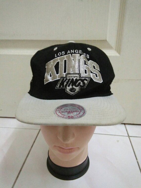 Rare Vintage Los Angeles King by Mitchell and Ness Hat Cap, NHL Cap, Sport Cap, Snapback Cap, Vintage Hockey Cap (247)