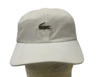 Rare Vintage LACOSTE Hat, embroidered logo, casual, hipster, gift, swag lacoste hat (312a)