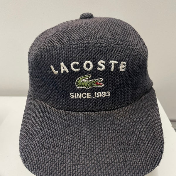 Rare Vintage LACOSTE Hat, embroidered logo, casual, hipster, gift, swag lacoste hat (506)