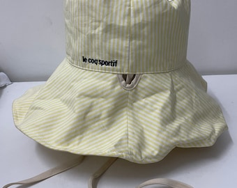 Rare Vintage  LE COQ SPORTIF Bucket Hat, Reversible Hat (1037)