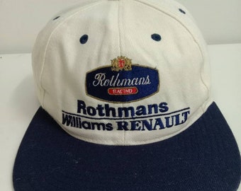 Rare Vintage ROTHMAN RACING Hat, ROTHMAN Willians Renault hat (863)