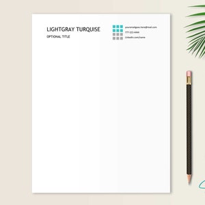 Modello Carta Intestata Per Word Download Istantaneo Writing Etsy