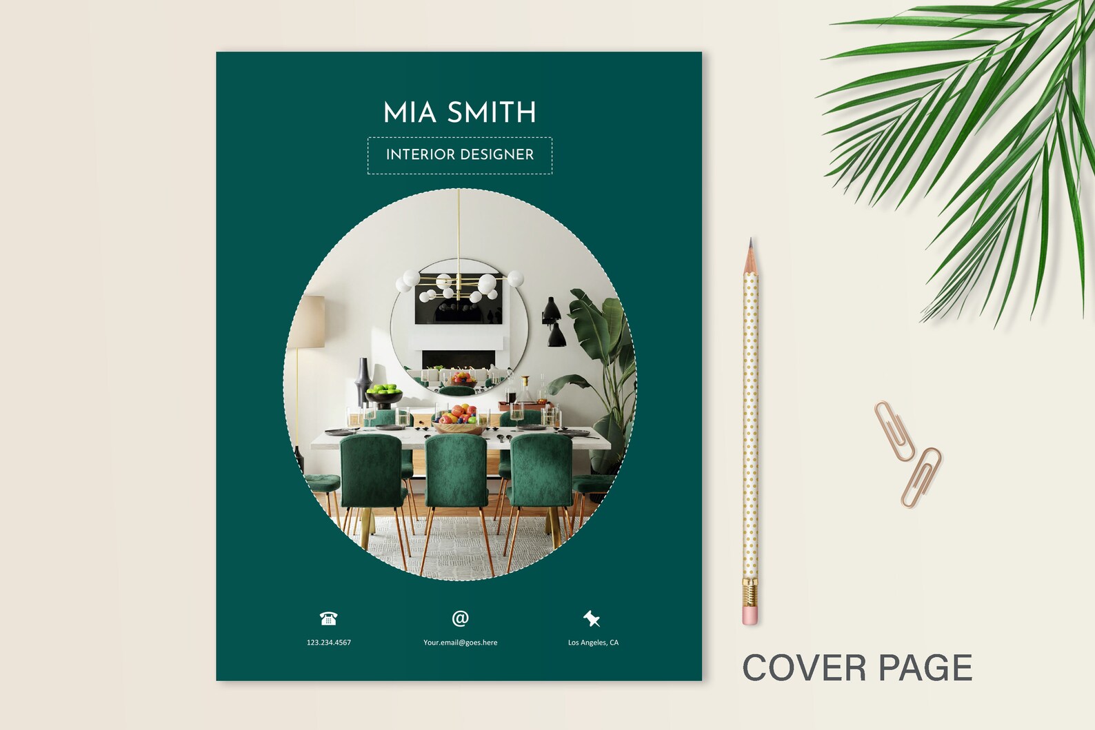 Interior Designer Resume Template Word | Interior Decorator Resume ...