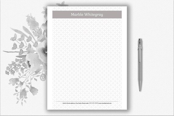 letterhead template pattern design letterhead download diy stationery modern stationery paper custom letterhead download letterhead
