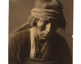 5x7 1907 ナバホ族 メディスンマン 写真 ネイティブアメリカン