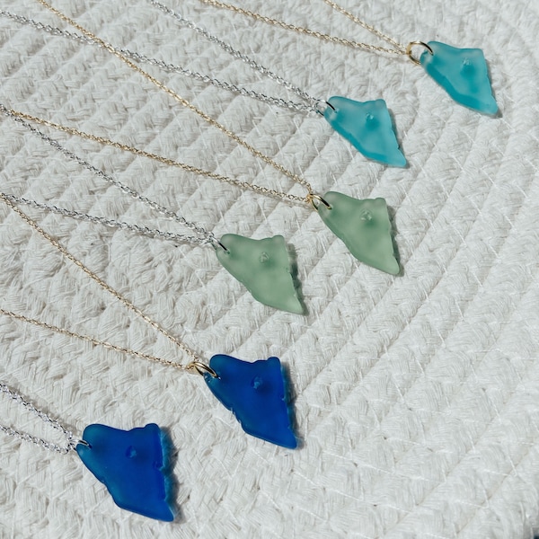 Limited Edition: State of Maine Sea Glass Necklace