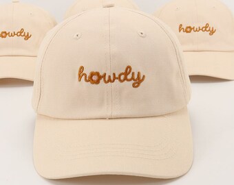Howdy Cream Daisy Cotton Dad Hat