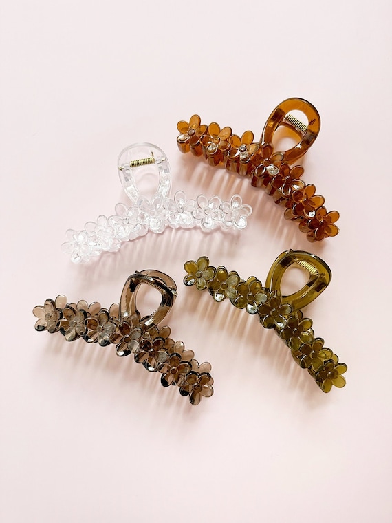LOVE HAIR CLIP LARGE CHOCOLATE BROWN LOVE HAIR CLIP LARGE CHOCOLATE BROWN