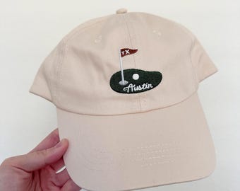 Texas Golf Washed Cotton Baseball Cap